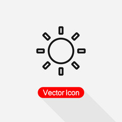 Sun Icon Vector Illustration Eps10