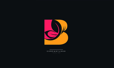 B monogram Vector butterfly abstract logo © Tony_boi943