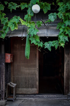 The doorway of an old Japanese house - Hida , Japan  飛騨地方の古い戸口