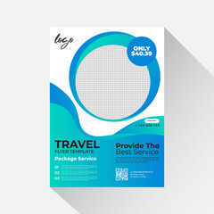 Creative website poster, flyer or template design for summer holiday, travel and trip, vector eps10