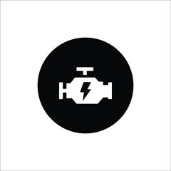 Obraz premium Injector. Detail of the car. car service. car repair vector icons