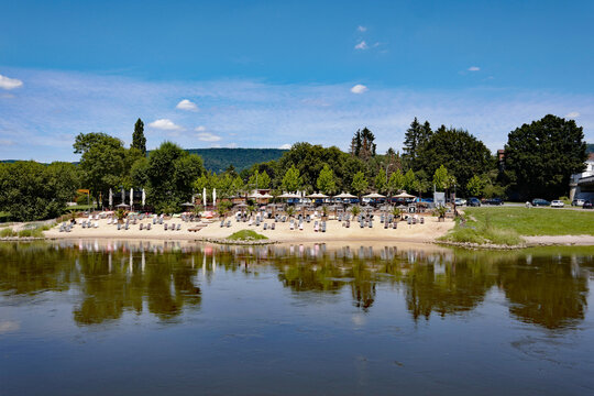 Rinteln im Weserbergland Sandstrand an der Weser