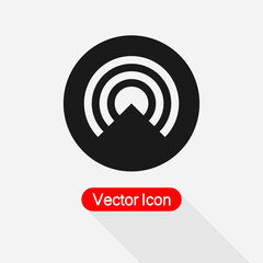 Access Point Icon, Wireless Access Point Concept Icon Vector Illustration Eps10