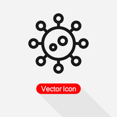 Bacteria Icon Vector Illustration Eps10