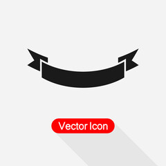 Banner Icon, Ribbon Icon Vector Illustration Eps10