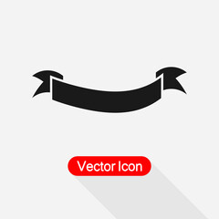 Banner Icon, Ribbon Icon Vector Illustration Eps10