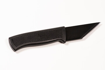 technical shoemaker's knife on the white background