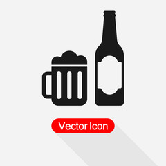 Beer Icon, Beer Icon Vector Illustration Eps10
