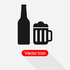 Beer Icon, Beer Icon Vector Illustration Eps10