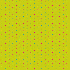 Abstract Color Halftone Dots generative art background illustration