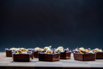 Set of sweets at the wedding banquet reception
