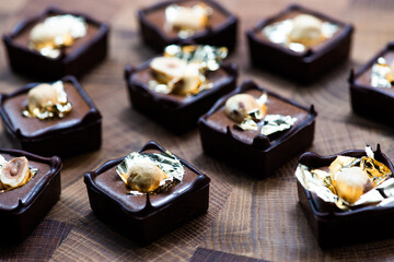 Set of sweets at the wedding banquet reception
