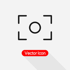 Center Focus Icon Vector Illustration Eps10