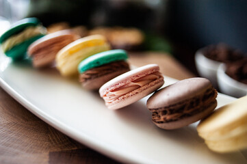 Sweets at a banquet on the occasion of a wedding or birthday