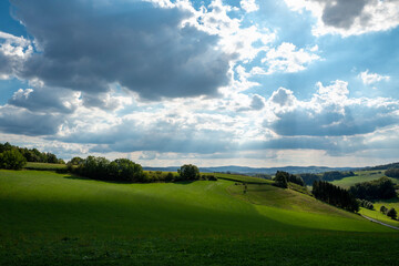 Wolken Licht und Freiheit