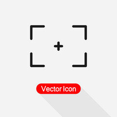 Center Focus Icon Vector Illustration Eps10