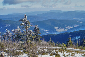 view from Lysa hora, Czechia