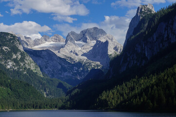 Alps in Austria, Dachstein, glacier