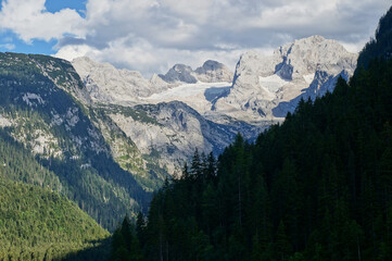 Alps in Austria, Dachstein, glacier