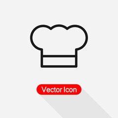 Chef Hat Icon Vector Illustration Eps10