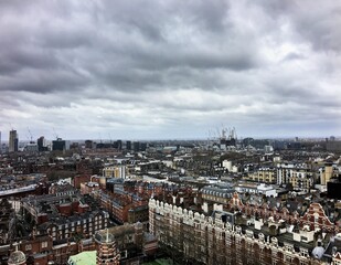 Obraz na płótnie Canvas An aerial view of London