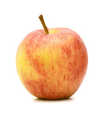 Fresh red apples isolated on white background 