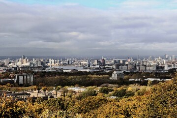 A panoramic view of London