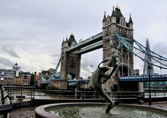 A view of Tower Bridge in London