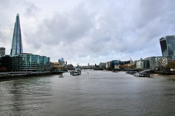 Obraz premium A view of the River Thames in London