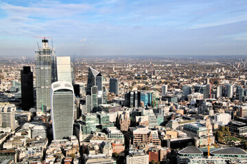 Fototapeta premium aerial view of london