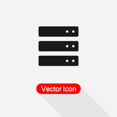 Obraz premium Data Storage Icon Vector Illustration Eps10