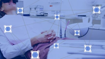 Virtual reality interface for science and medical purposes. - Powered by Adobe