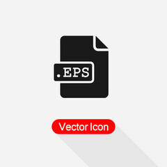 EPS File Icon Vector Illustration Eps10