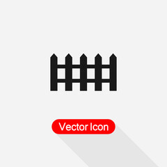 Fence Icon Vector Illustration Eps10