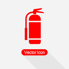 Obraz premium Fire Extinguisher Sign Vector Illustration Eps10
