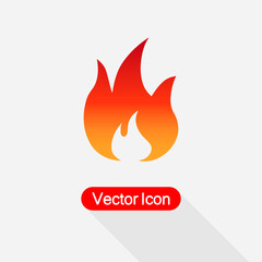 Fire Icon Vector Illustration Eps10