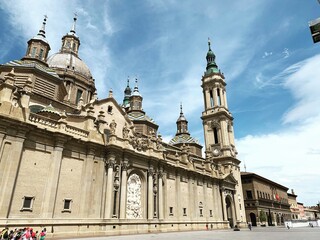 Fototapeta na wymiar Basilica of Our Lady of the Pilar Zaragoza Spain
