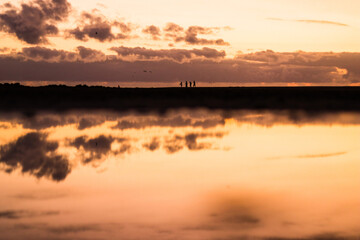 Fototapeta na wymiar Sunrise on the ocean in Australia