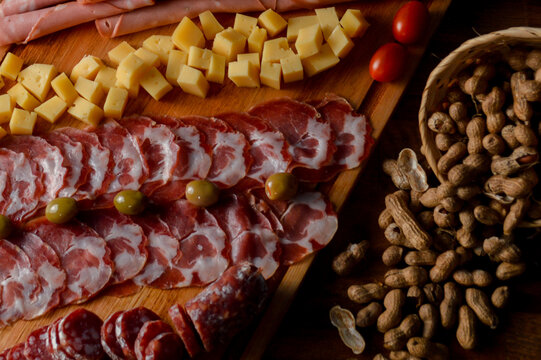 Tabla de fiambres.