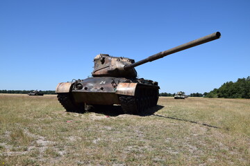 Panzer auf dem Panzerfeld bei Wahn