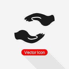 Help Hand Icon Vector Illustration Eps10
