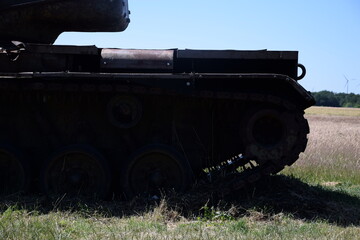 Panzer auf dem Panzerfeld bei Wahn