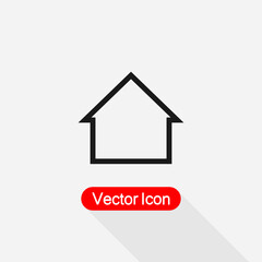 Fototapeta na wymiar Home Icon Vector Illustration Eps10