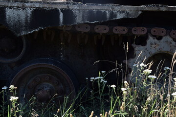 Panzer auf dem Panzerfeld bei Wahn