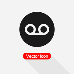 Icon Voicemail For Web And Mobile Vector Illustration Eps10