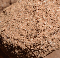 Baking seasoning cinnamon powder mixed with sugar for muffins. Cooking ingredient.