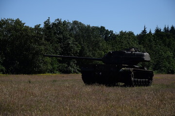 Panzer auf dem Panzerfeld bei Wahn