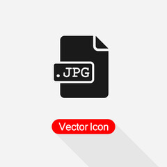 JPG File Icon JPEG File Icon Vector Illustration Eps10
