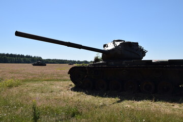 Panzer auf dem Panzerfeld bei Wahn