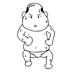 ランニングをする男性